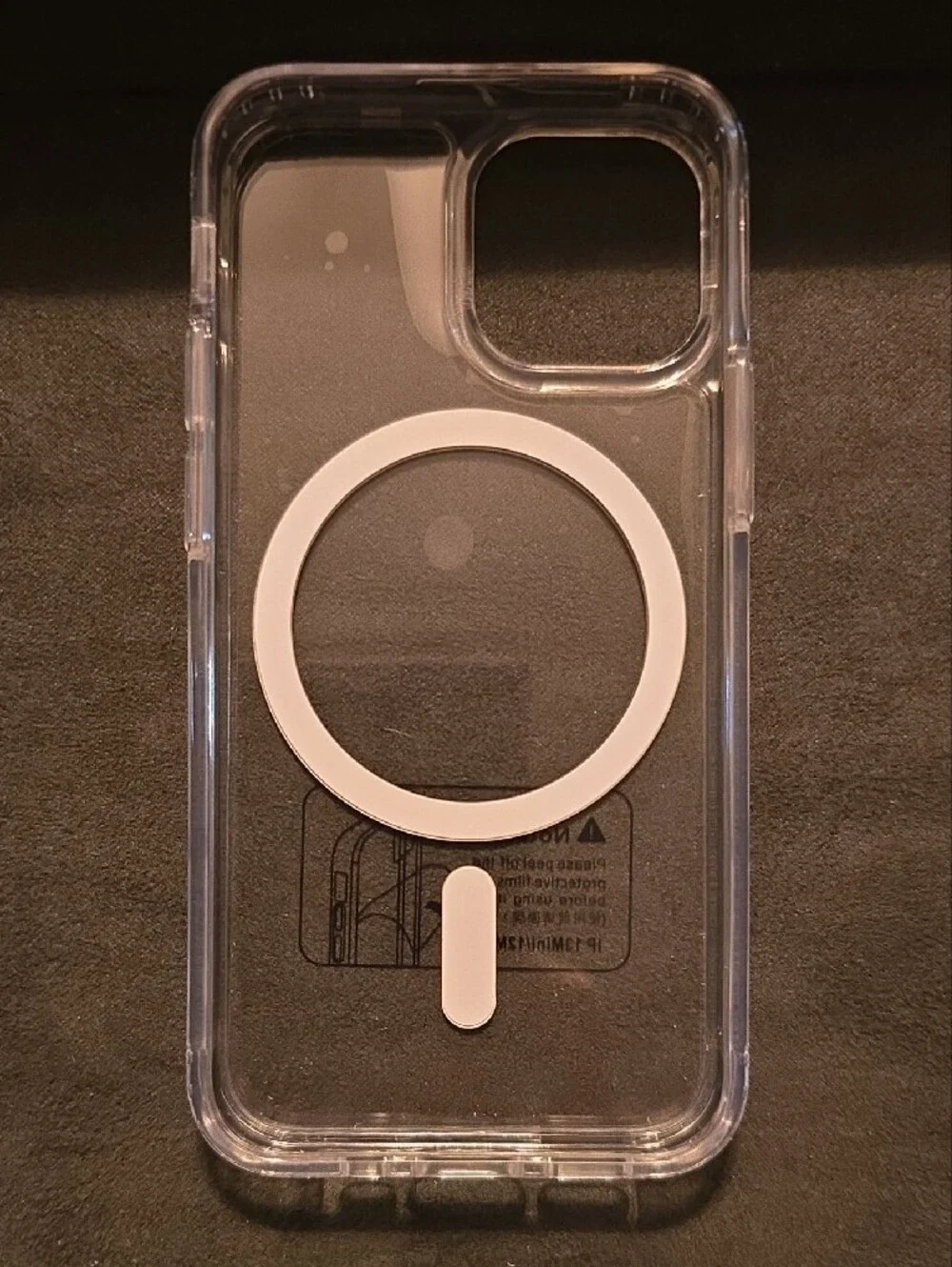 FNTCASE clear magnetic phone case for the iPhone 12/13 mini